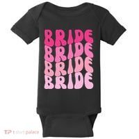 Bride I Do Crew Retro Bachelorette Party Bride Bridesmaids Baby Bodysuit thumb 0