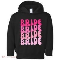 Bride I Do Crew Retro Bachelorette Party Bride Bridesmaids Toddler Hoodie thumb 0