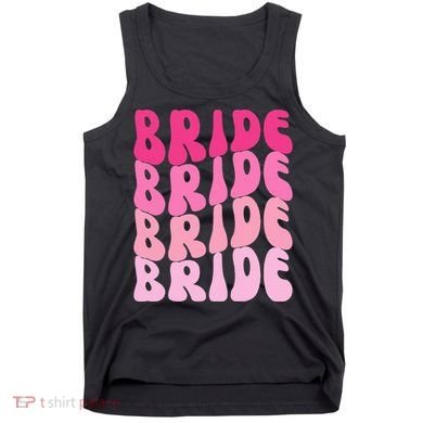Bride I Do Crew Retro Bachelorette Party Bride Bridesmaids Tank Top
