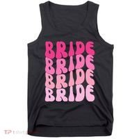 Bride I Do Crew Retro Bachelorette Party Bride Bridesmaids Tank Top thumb 0