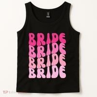 Bride I Do Crew Retro Bachelorette Party Bride Bridesmaids Tank Top thumb 2