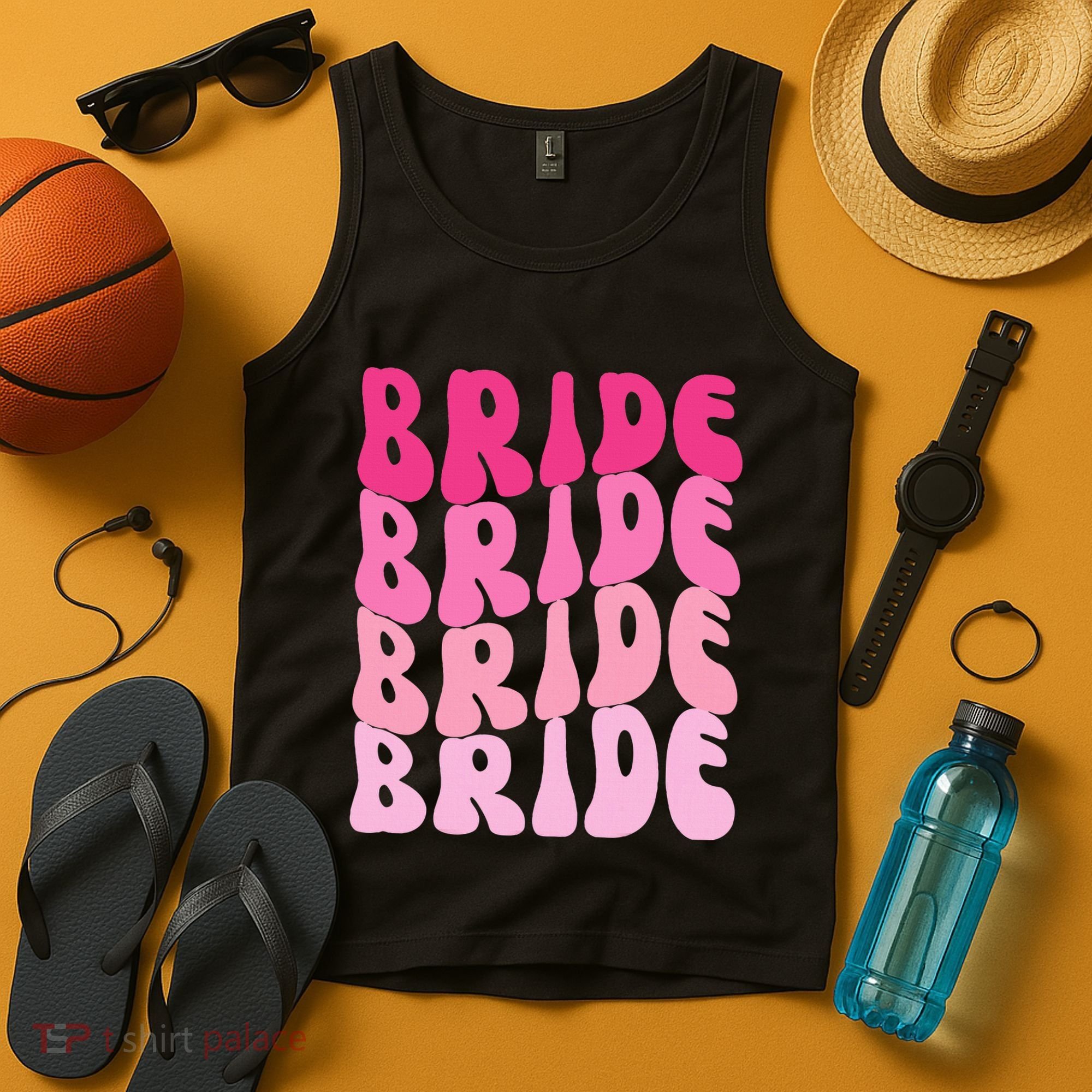 Bride I Do Crew Retro Bachelorette Party Bride Bridesmaids Tank Top