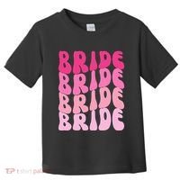 Bride I Do Crew Retro Bachelorette Party Bride Bridesmaids Toddler T-Shirt thumb 0