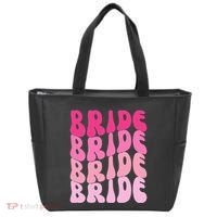 Bride I Do Crew Retro Bachelorette Party Bride Bridesmaids Tote Bag thumb 0