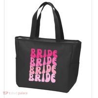 Bride I Do Crew Retro Bachelorette Party Bride Bridesmaids Tote Bag thumb 3