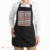 Bridesmaid I Do Crew Retro Bachelorette Party Bridesmaids Apron thumb 2