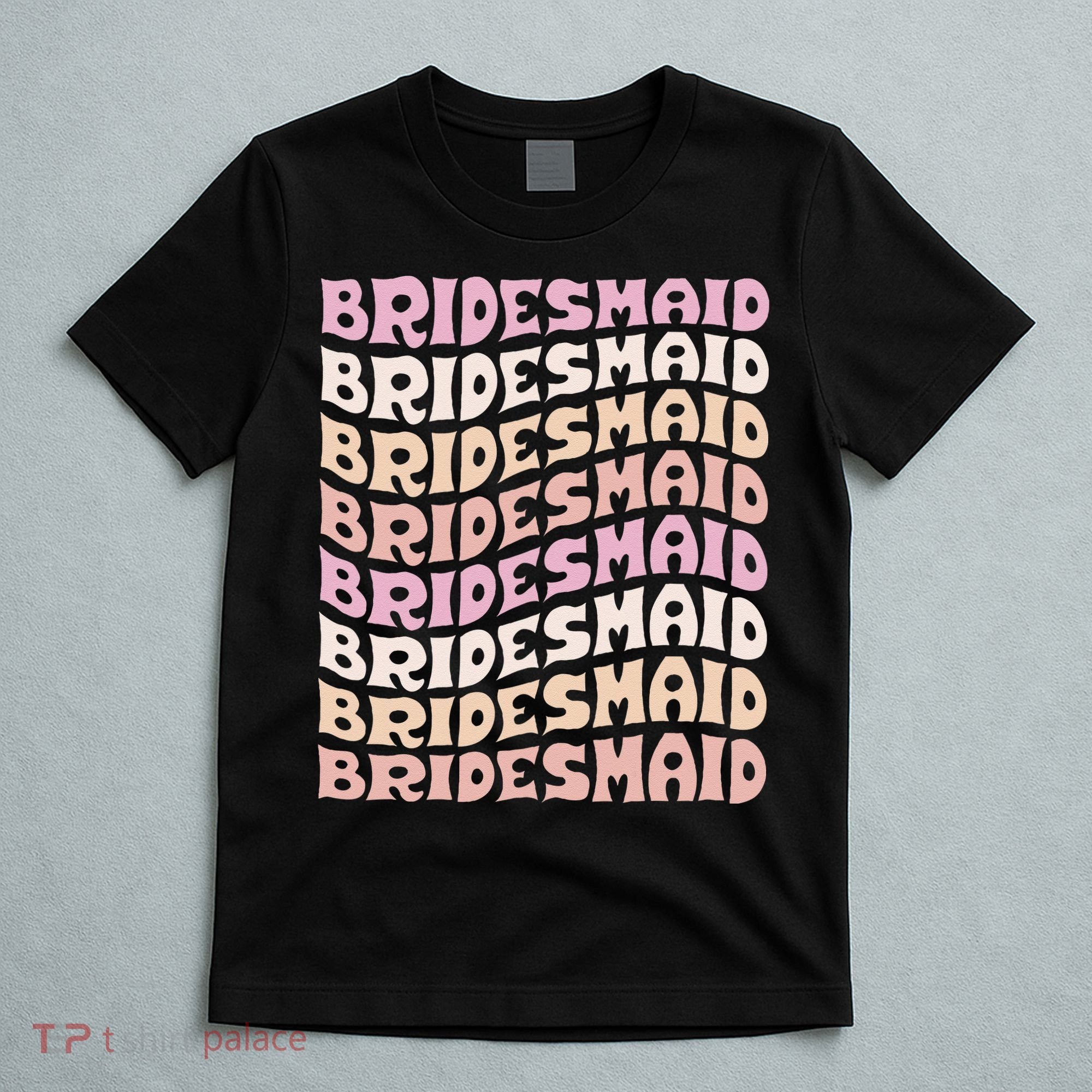 Bridesmaid I Do Crew Retro Bachelorette Party Bridesmaids T-Shirt