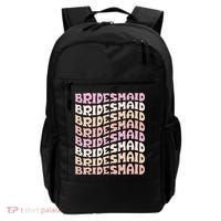 Bridesmaid I Do Crew Retro Bachelorette Party Bridesmaids Backpack thumb 0