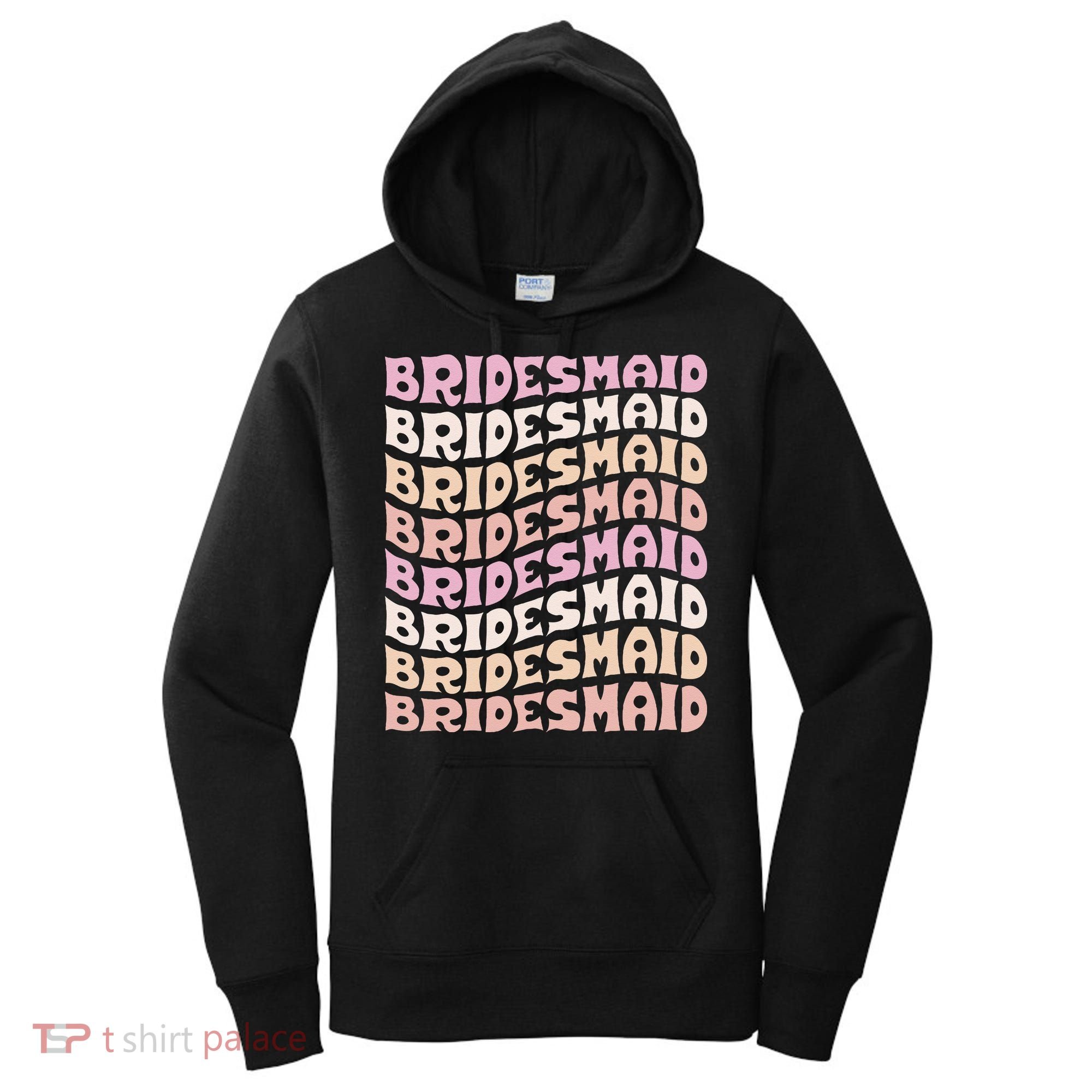 Bridesmaid I Do Crew Retro Bachelorette Party Bridesmaids Women's Hoodie