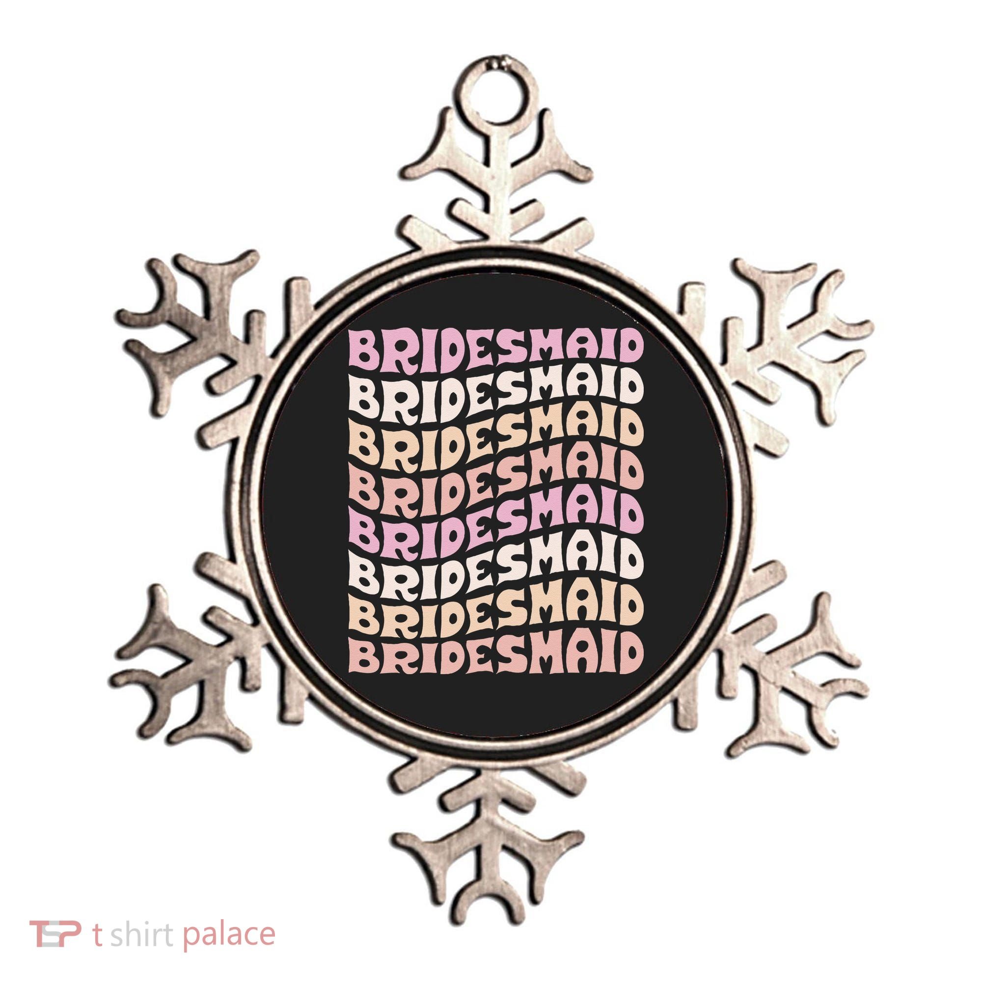 Bridesmaid I Do Crew Retro Bachelorette Party Bridesmaids Ornament