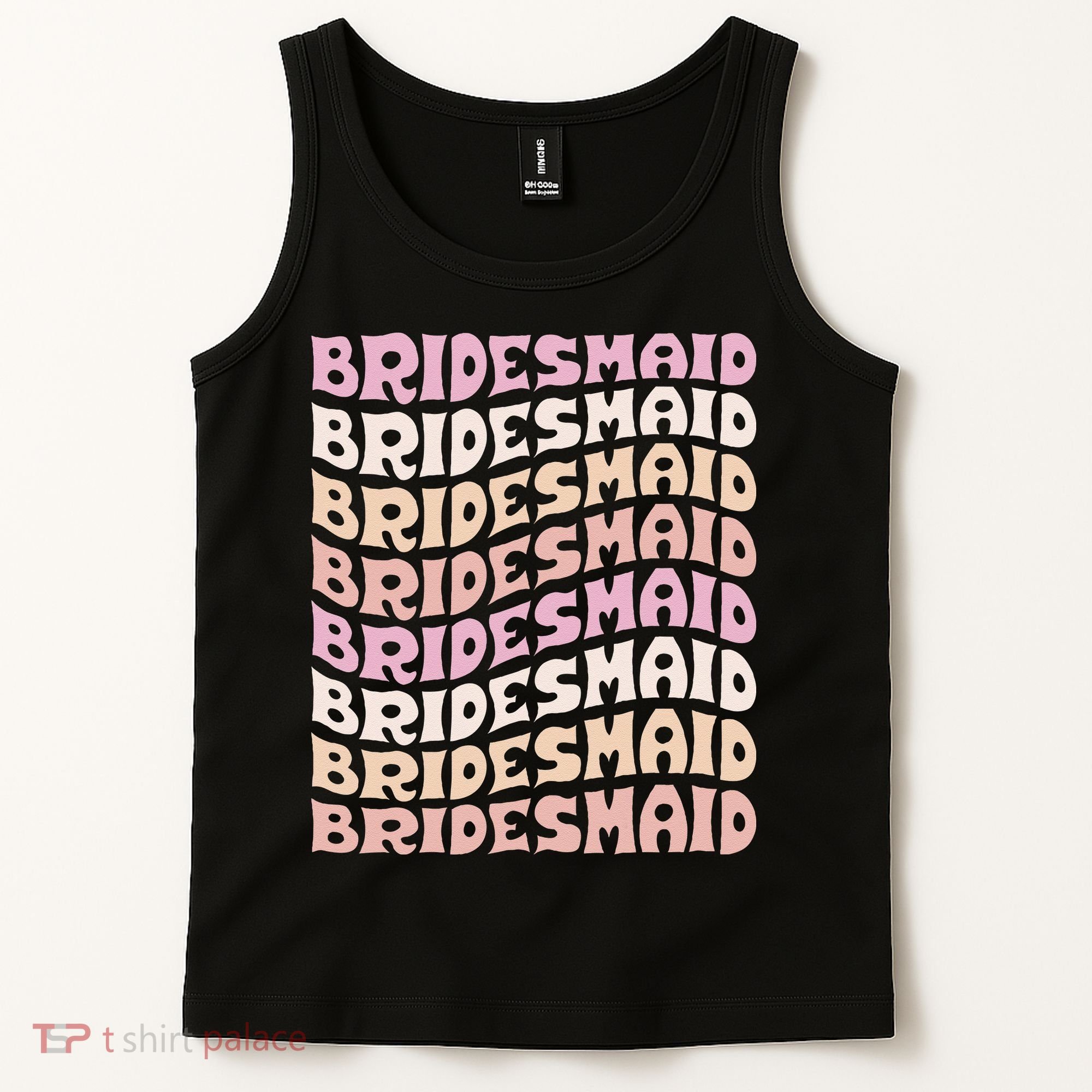 Bridesmaid I Do Crew Retro Bachelorette Party Bridesmaids Tank Top