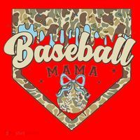 Baseball Icecream Drip Camo Mama Bow Mother's Day Santa Hat thumb 1