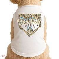 Baseball Icecream Drip Camo Mama Bow Mother's Day Doggie Tank thumb 0