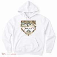 Baseball Icecream Drip Camo Mama Bow Mother's Day Hoodie thumb 0