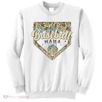 Baseball Icecream Drip Camo Mama Bow Mother's Day Sweatshirt thumb 0