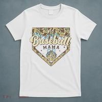 Baseball Icecream Drip Camo Mama Bow Mother's Day T-Shirt thumb 5