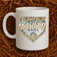 Baseball Icecream Drip Camo Mama Bow Mother's Day Coffee Mug thumb 2