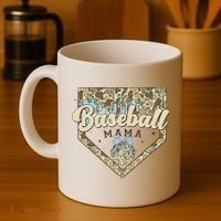 Baseball Icecream Drip Camo Mama Bow Mother's Day Coffee Mug thumb 4
