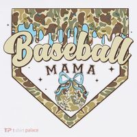 Baseball Icecream Drip Camo Mama Bow Mother's Day Women's Hoodie thumb 2
