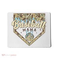 Baseball Icecream Drip Camo Mama Bow Mother's Day Mousepad thumb 0