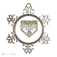 Baseball Icecream Drip Camo Mama Bow Mother's Day Ornament thumb 0