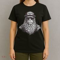 Bigfoot In Disguise Sunglasses Trucker Hat IM Not Sasquatch T-Shirt thumb 4