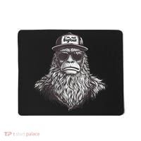 Bigfoot In Disguise Sunglasses Trucker Hat IM Not Sasquatch Mousepad thumb 0