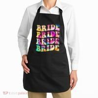 Bride I Do Crew Tie Dye Bachelorette Party Bride Bridesmaids Apron thumb 2