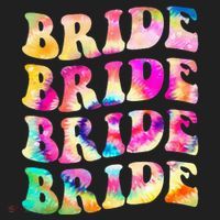 Bride I Do Crew Tie Dye Bachelorette Party Bride Bridesmaids Adult Drive Performance Visor thumb 2