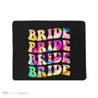 Bride I Do Crew Tie Dye Bachelorette Party Bride Bridesmaids Mousepad thumb 0