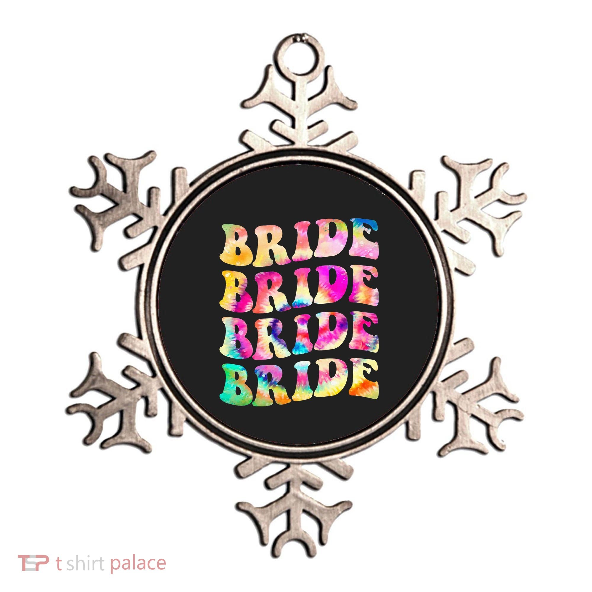 Bride I Do Crew Tie Dye Bachelorette Party Bride Bridesmaids Ornament