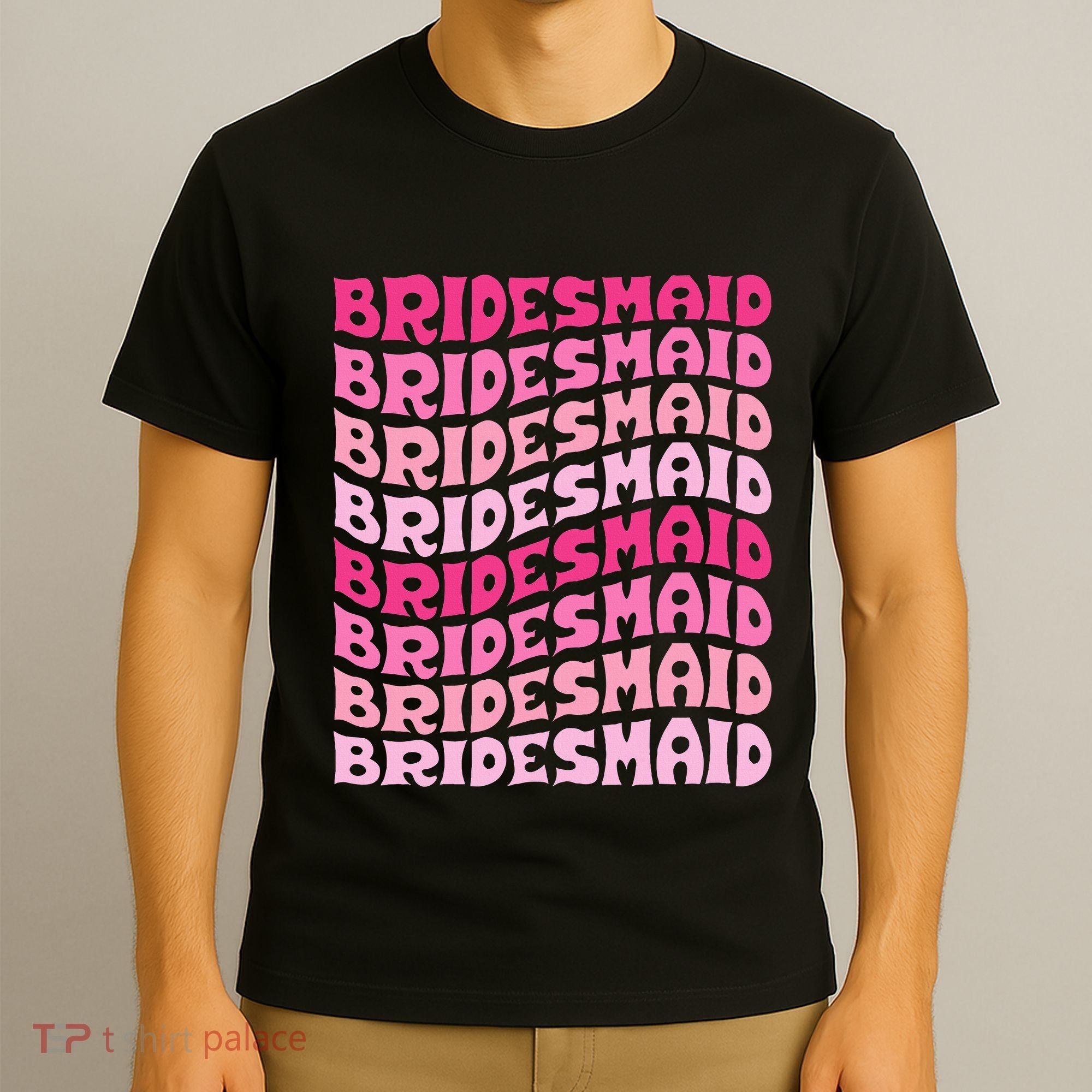 Bridesmaid I Do Crew Retro Bachelorette Party Bridesmaids T-Shirt