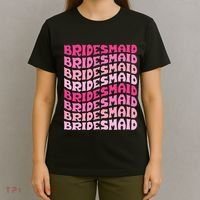 Bridesmaid I Do Crew Retro Bachelorette Party Bridesmaids T-Shirt thumb 4