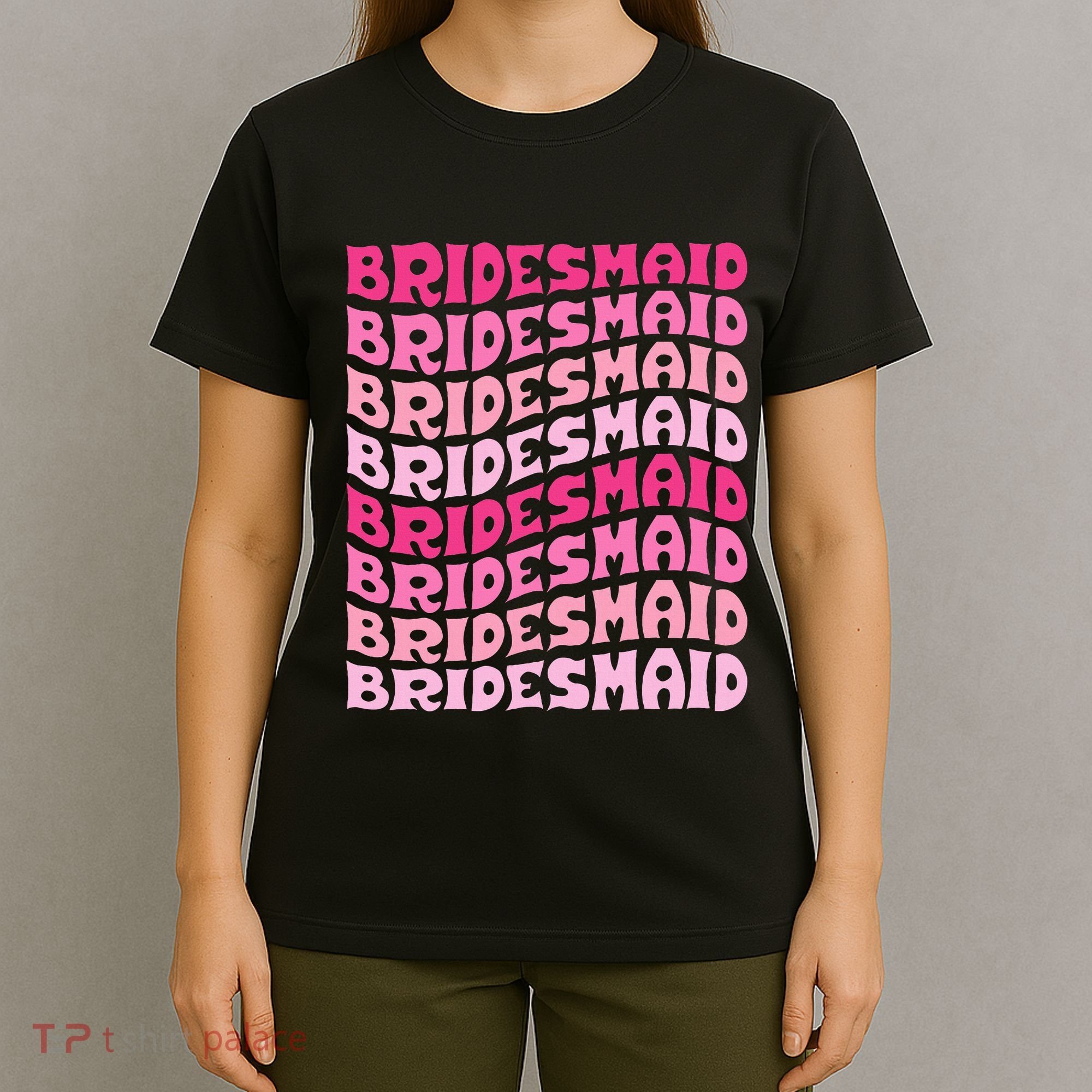 Bridesmaid I Do Crew Retro Bachelorette Party Bridesmaids T-Shirt