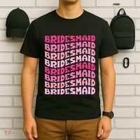 Bridesmaid I Do Crew Retro Bachelorette Party Bridesmaids T-Shirt thumb 6