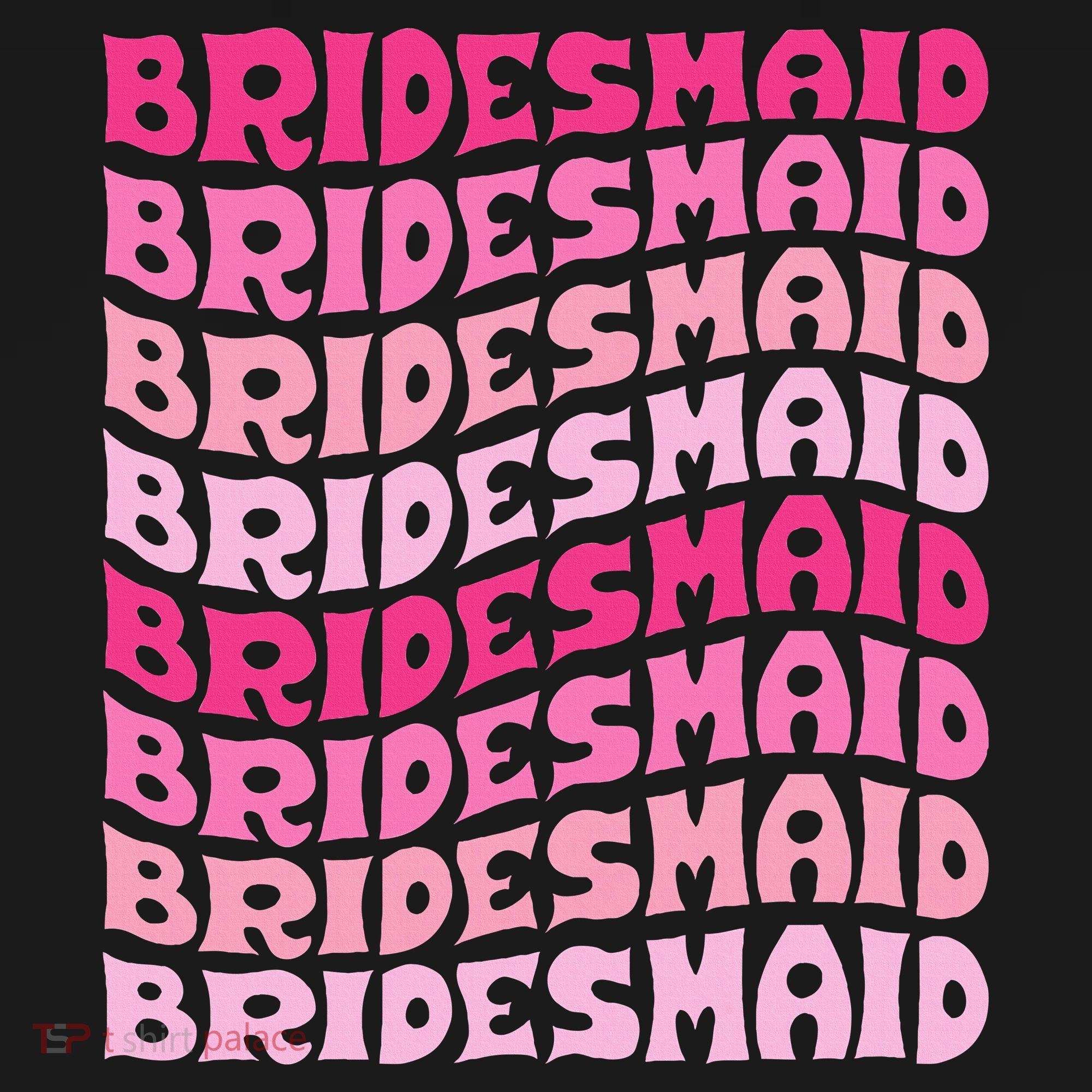Bridesmaid I Do Crew Retro Bachelorette Party Bridesmaids T-Shirt