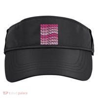 Bridesmaid I Do Crew Retro Bachelorette Party Bridesmaids Adult Drive Performance Visor thumb 0