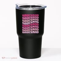 Bridesmaid I Do Crew Retro Bachelorette Party Bridesmaids Tumbler thumb 0