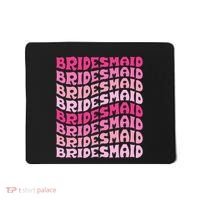 Bridesmaid I Do Crew Retro Bachelorette Party Bridesmaids Mousepad thumb 0
