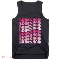 Bridesmaid I Do Crew Retro Bachelorette Party Bridesmaids Tank Top thumb 0