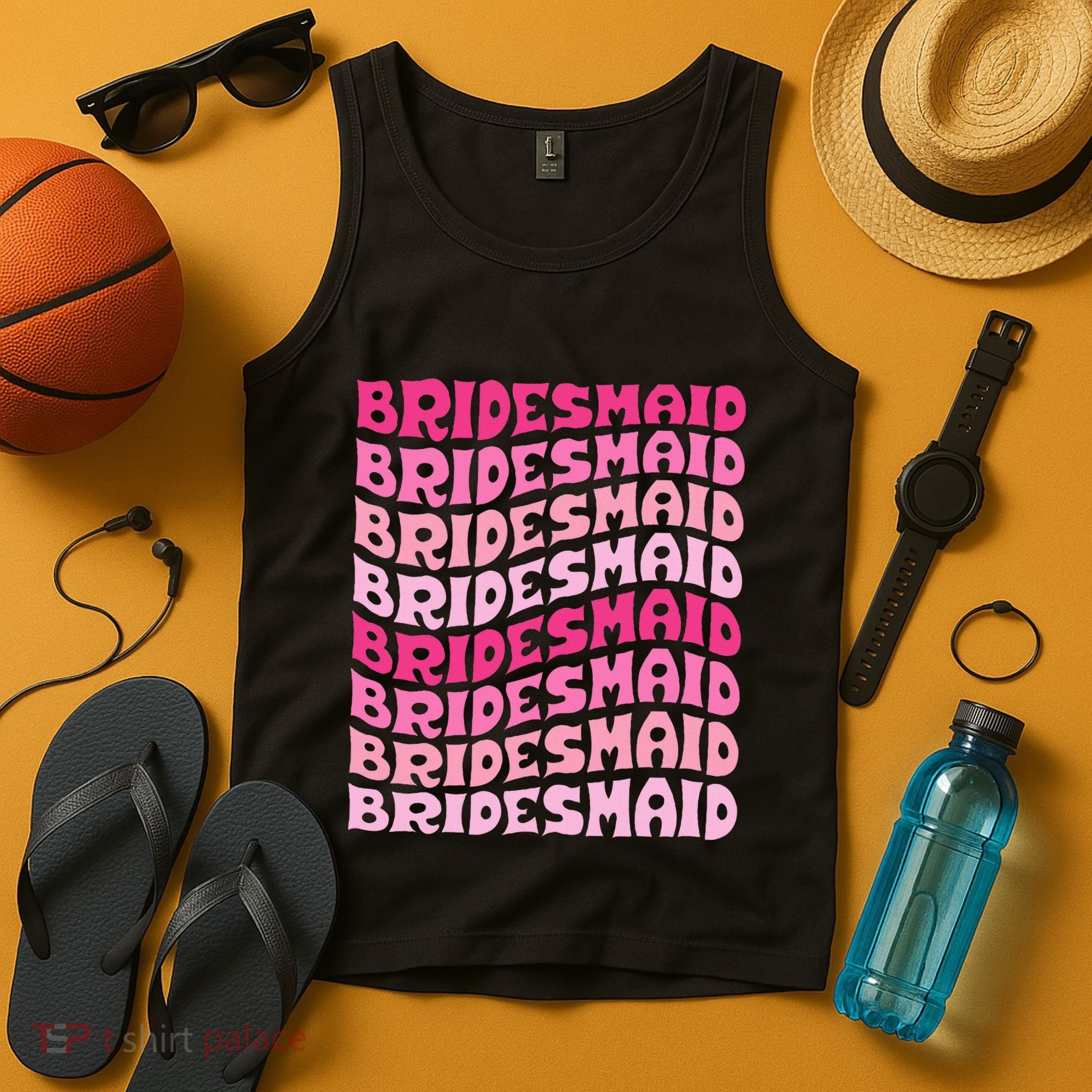 Bridesmaid I Do Crew Retro Bachelorette Party Bridesmaids Tank Top