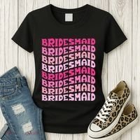Bridesmaid I Do Crew Retro Bachelorette Party Bridesmaids Women's T-Shirt thumb 3