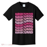 Bridesmaid I Do Crew Retro Bachelorette Party Bridesmaids Kids T-Shirt thumb 0