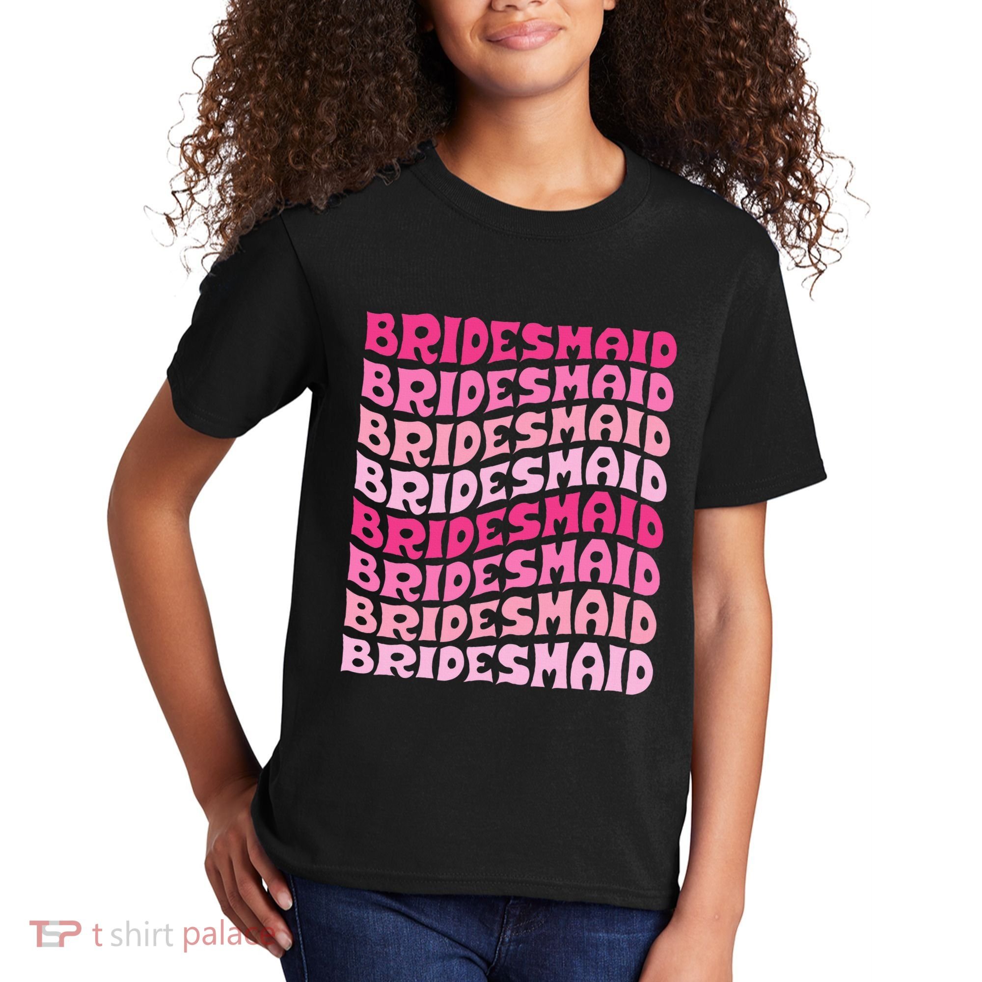 Bridesmaid I Do Crew Retro Bachelorette Party Bridesmaids Kids T-Shirt