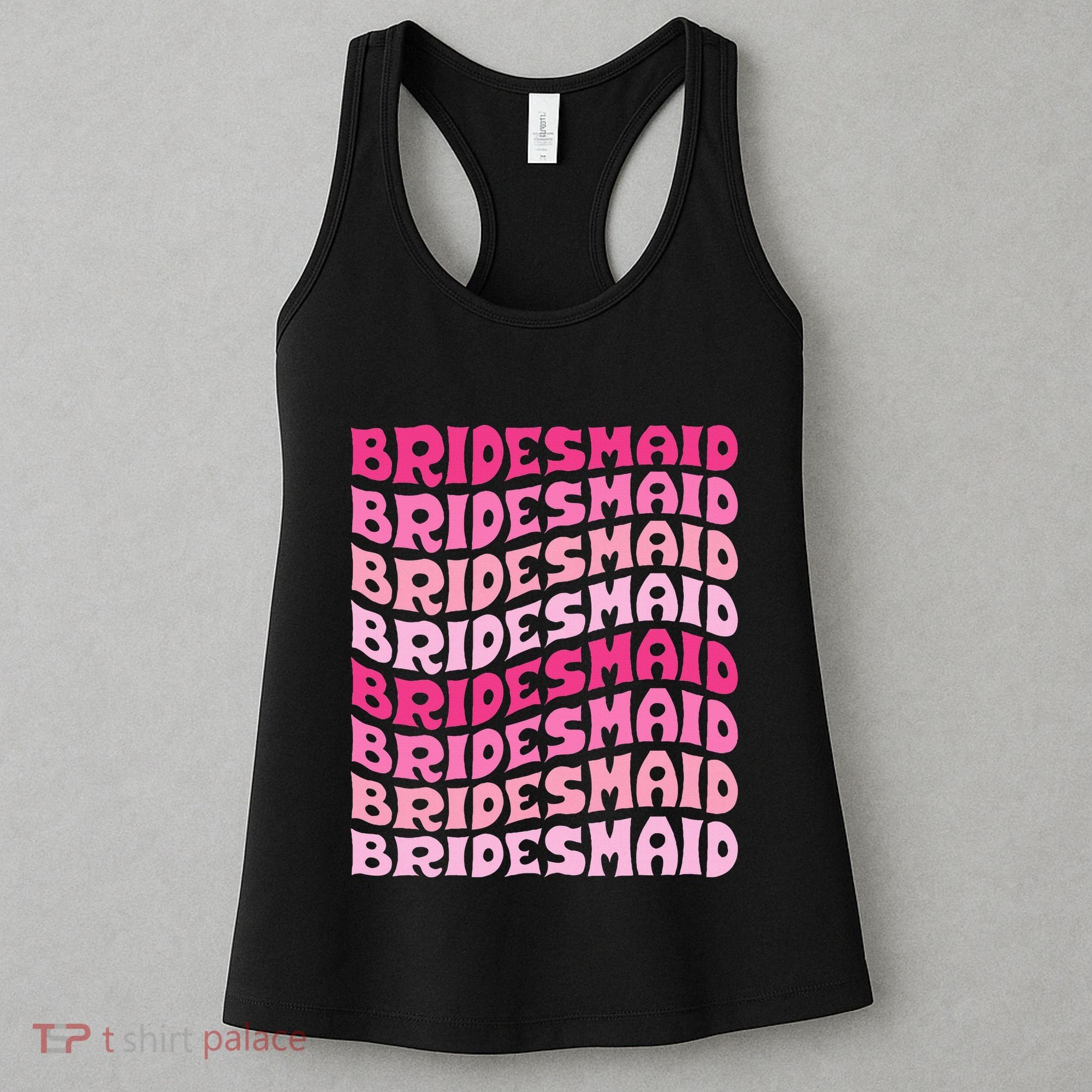 Bridesmaid I Do Crew Retro Bachelorette Party Bridesmaids Women's Tank Top