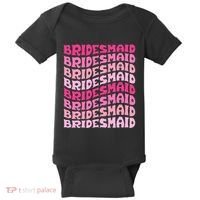 Bridesmaid I Do Crew Retro Bachelorette Party Bridesmaids Baby Bodysuit thumb 0