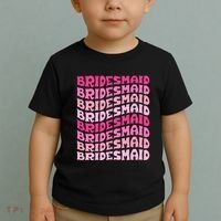 Bridesmaid I Do Crew Retro Bachelorette Party Bridesmaids Toddler T-Shirt thumb 2