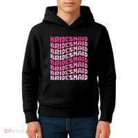 Bridesmaid I Do Crew Retro Bachelorette Party Bridesmaids Kids Hoodie thumb 4