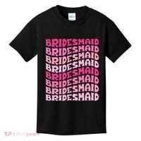 Bridesmaid I Do Crew Retro Bachelorette Party Bridesmaids Kids T-Shirt thumb 0