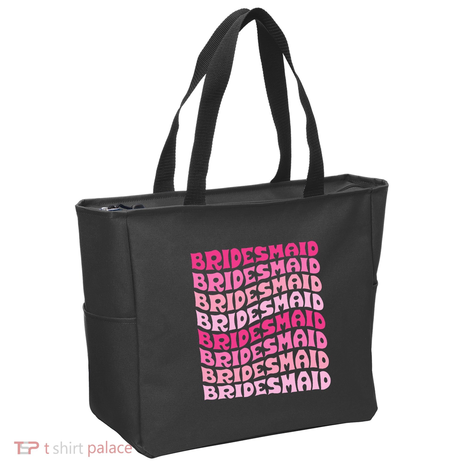 Bridesmaid I Do Crew Retro Bachelorette Party Bridesmaids Tote Bag